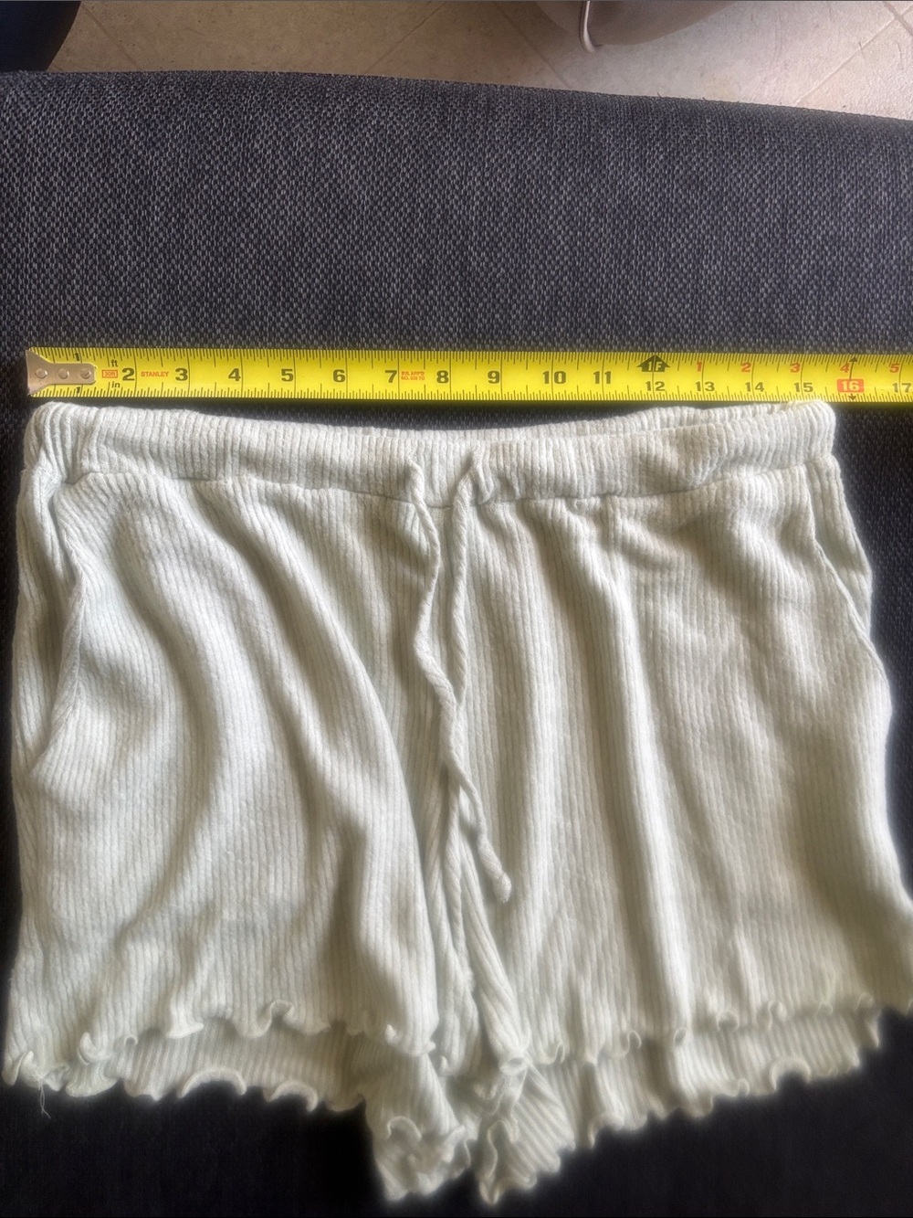 Le Lis Ribbed Lounge Shorts with Drawstring - Picture 3 of 7